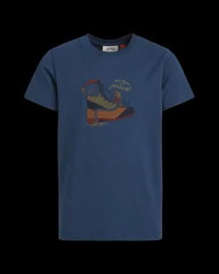 Lundhags Fulu Climbing T-shirt Jr Light Navy Fashion