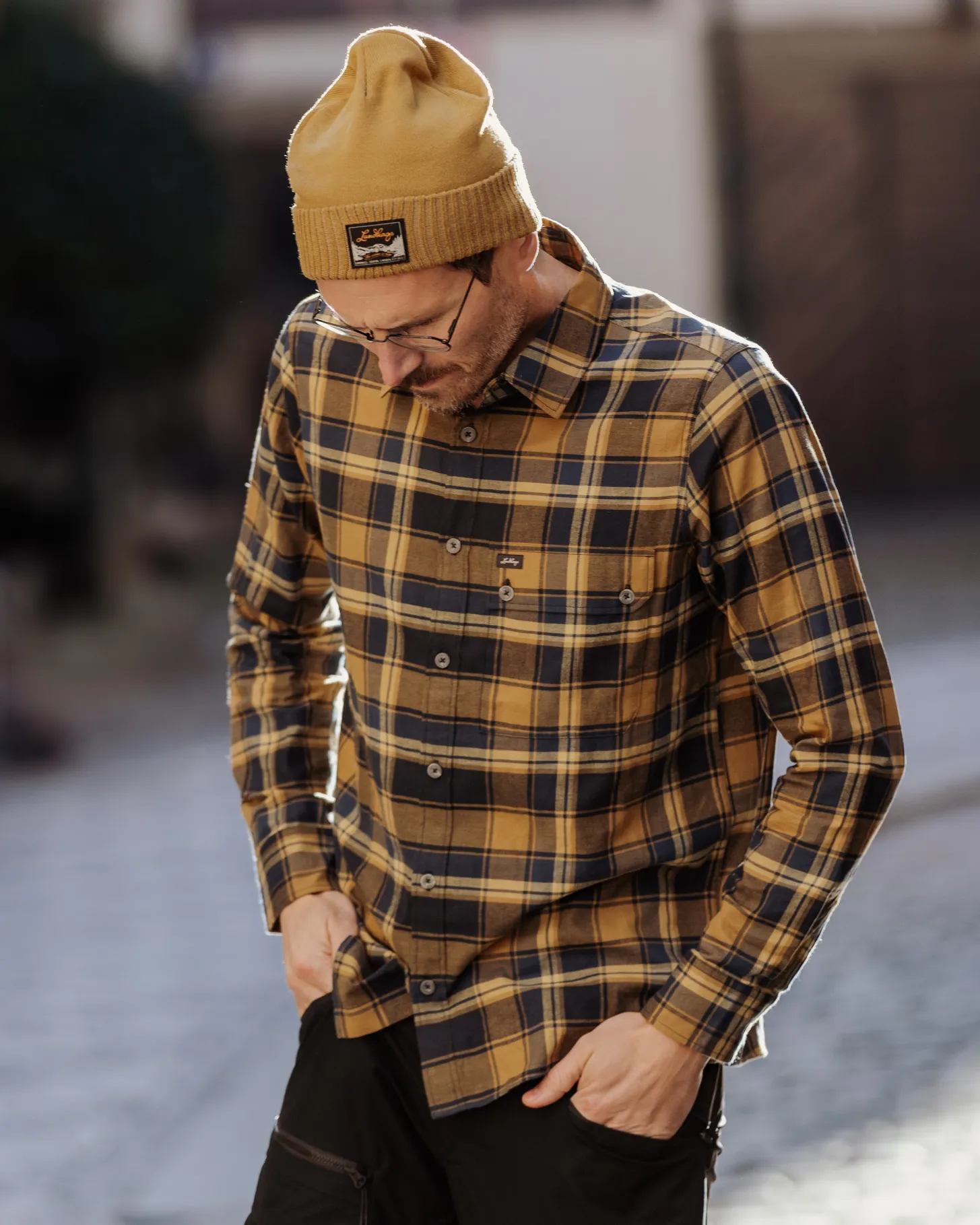 Lundhags Järpen Plaid Flannel Shirt Olive Flash Sale