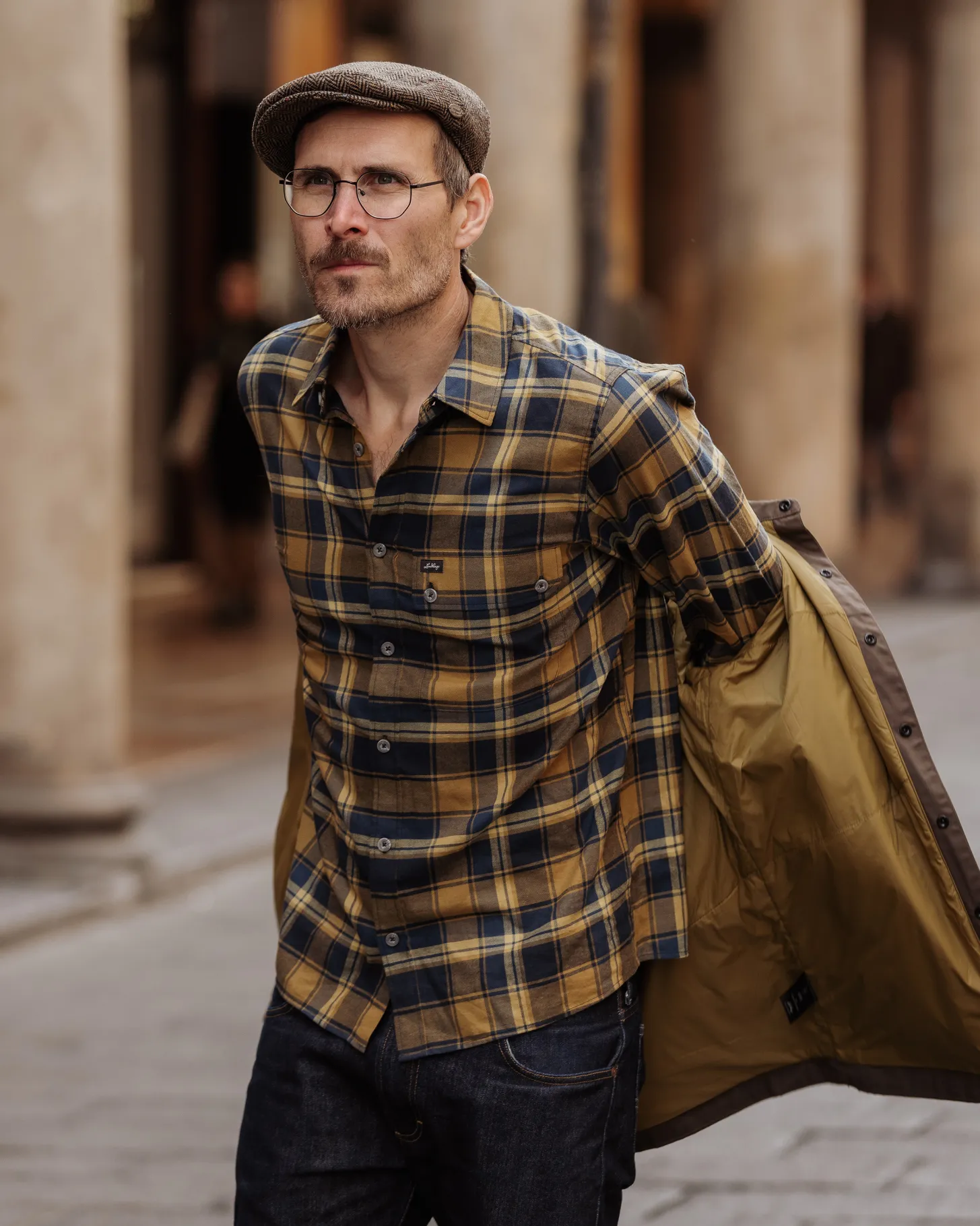 Lundhags Järpen Plaid Flannel Shirt Olive Flash Sale