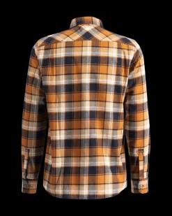 Lundhags Järpen Plaid Flannel Shirt Brick Discount