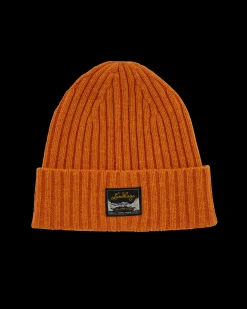 Lundhags Knak Wool Beanie Burnt Orange Sale
