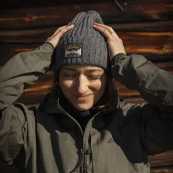 Lundhags Knak Wool Beanie Grey Melange Cheap