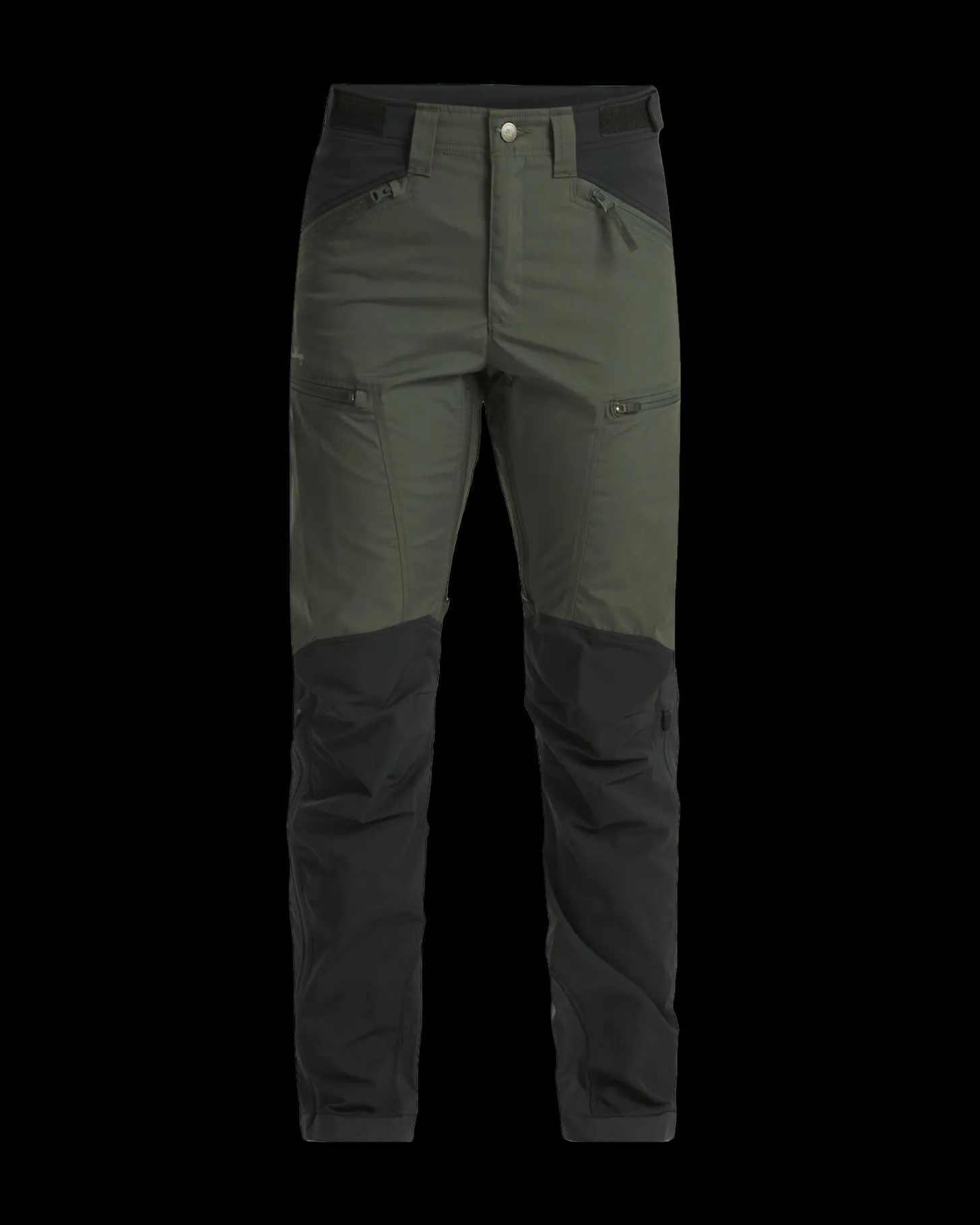 Lundhags Makke High Waist Curved Pant W Forest Green/Black Flash Sale