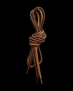 Lundhags Round Shoe Laces 130cm Yellow/Brown Shop