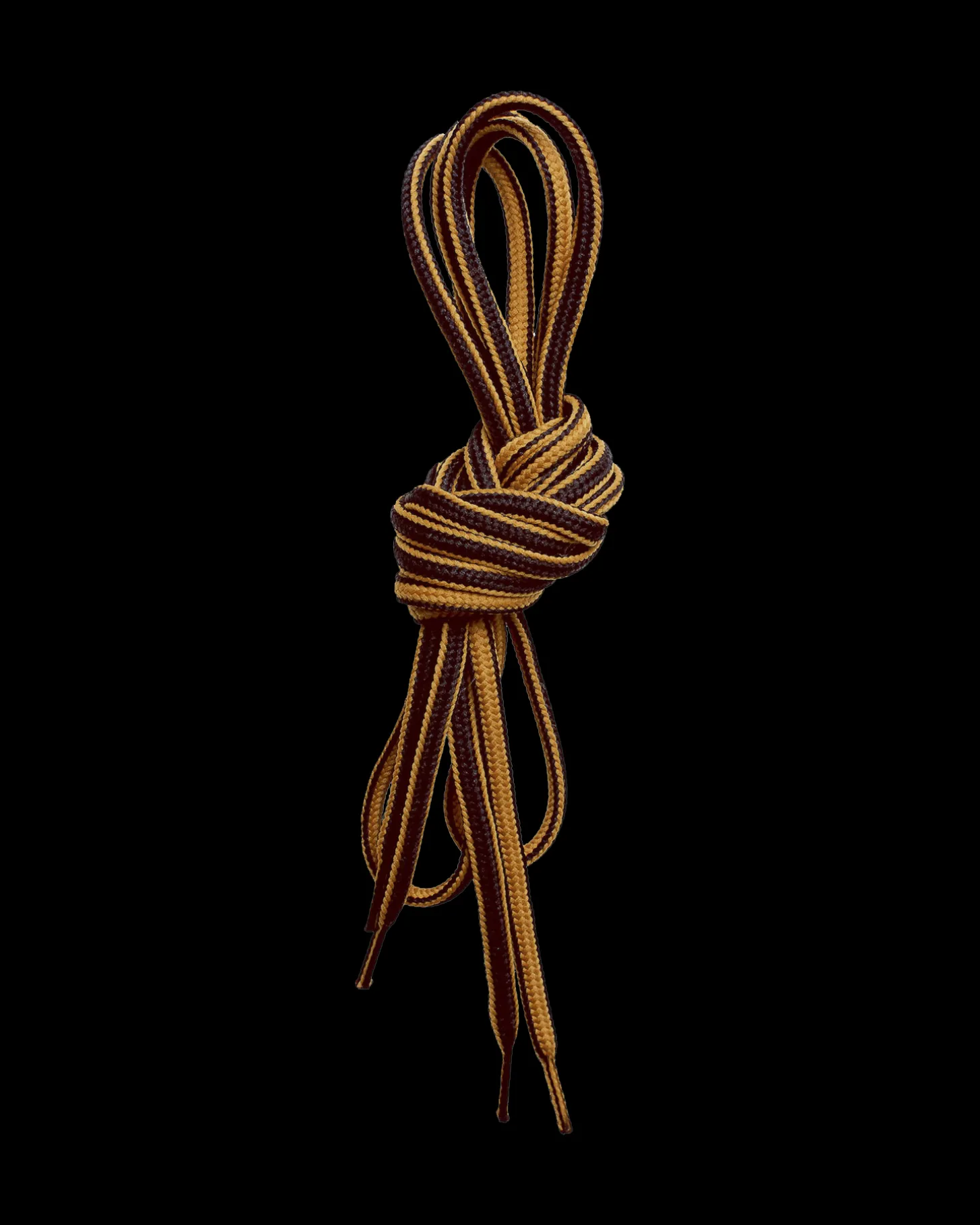 Lundhags Round Shoe Laces 130cm Yellow/Brown Shop