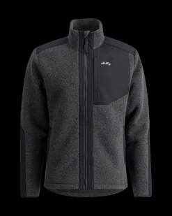 Lundhags Saruk Wool Pile Mid Full Zip M Charcoal Best