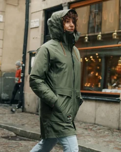 Lundhags Stockholm Waterproof Parka W Forest Green Clearance