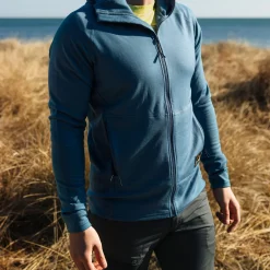 Lundhags Tived Merino Hoodie M Denim Blue Fashion