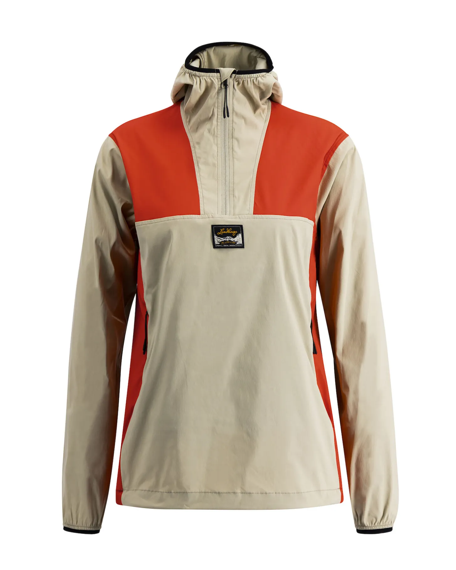 Lundhags Tyre Stretch Anorak W Sand/Lively Red Fashion